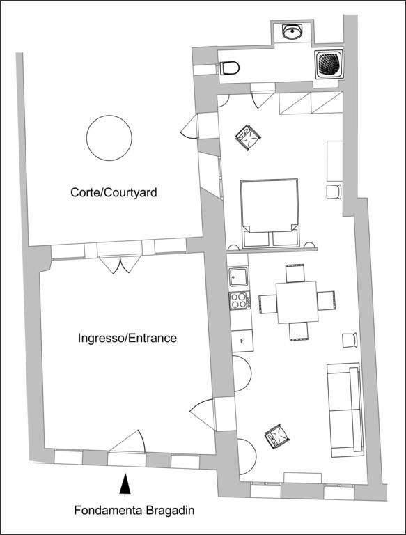 Appartamento Corte Bragadin 베니스 외부 사진